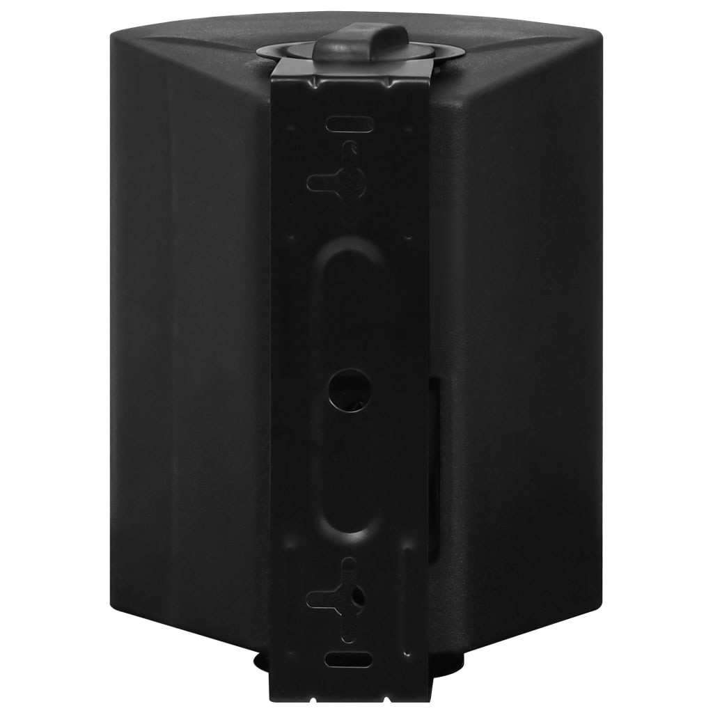 Wall-mounted Stereo Speakers 2 pcs Black Indoor Outdoor 80 W